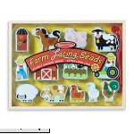 Melissa & Doug Farm Lacing Beads With 13 Wooden Beads and 1 Sturdy Lace  B00ZY8IAU0